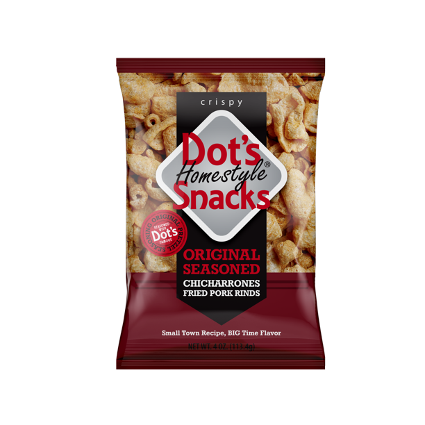 Dot's Homestyle Snacks Original Seasoned Chicharrones Fried Pork Rinds