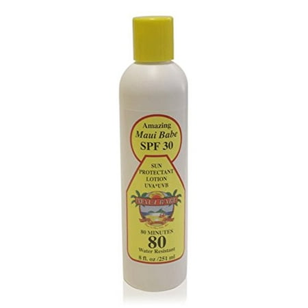 Maui Babe Sunscreen Lotion SPF 30, 8 Fl Oz