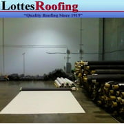 20' x 12' 60 MIL WHITE EPDM RUBBER ROOFING BY THE LOTTES COMPANIES