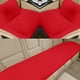 thumbnail image 4 of Juego de 5 cojines para asiento delantero de coche | Fundas de invierno suaves y cálidas de felpa sintética con respaldo antideslizante | Ajuste universal de 45 x 45 cm | Protectores para asientos d, 4 of 5