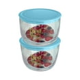 thumbnail image 1 of Double Layer Rotating Stacked Fresh-keeping Storage Tank Plastic Sealed Transparent Fresh-keeping Storage Tank Combination Auxiliary Food Storage Box, 1 of 2