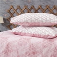 thumbnail image 4 of SUSSEXHOME Peach Girl Cotton Duvet Cover Set Pink, Queen Size Duvet Cover, 1 Duvet Cover, 1 Fitted Sheet and 2 Pillowcases, Iron Safe, Hypoallergenic, Breathable , Machine Washable, 4 of 7