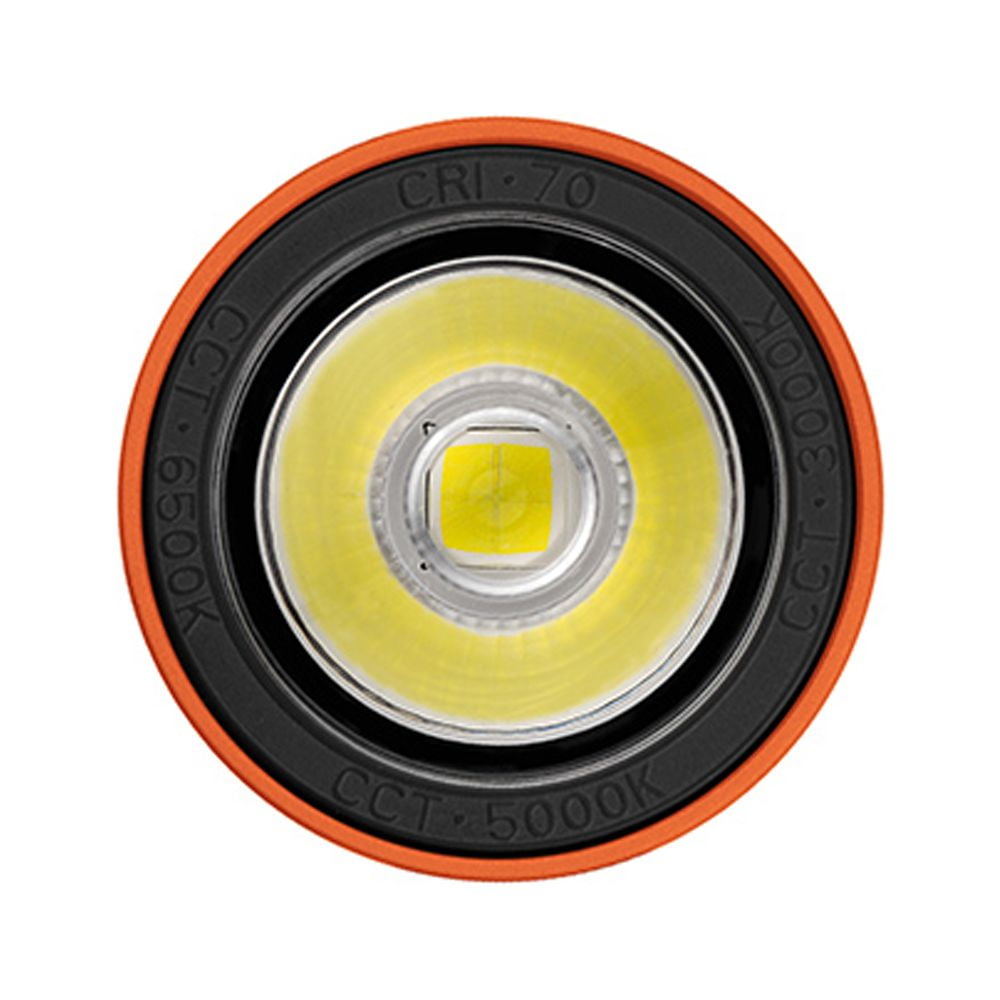 Olight Baton 3 Pro Max Orange EDC Flashlight, Cool White, 2500 Lumens, 145 Meters