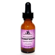 CAMPHOR ESSENTIAL OIL AROMATHERAPY 100% PURE NATURAL GLASS DROPPER 1.0 OZ, 30ml
