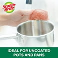 thumbnail image 4 of Scotch Brite Copper Coated Scouring Pads 3 ea (Pack of 3), 4 of 5