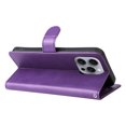 thumbnail image 3 of Dteck for iPhone 16 Wallet Case, Magnetic PU Leather Flip Folio Case with Card Holders RFID Blocking Kickstand Shockproof TPU Inner Shell Phone Cover 2024, Purple, 3 of 7