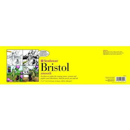 strathmore 300 bristol board with smooth finish multiple sizes