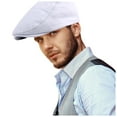 thumbnail image 4 of Women Spring and Autumn British Solid Color Knitted Plain Cap French Chef Hat One Size, 4 of 5