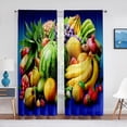 thumbnail image 5 of Fruits Colorful Food Pattern Sheer Curtain for Living Room Voile for Window Blinds Bedroom r Tulle Drape Kitchen Curtains, 5 of 7