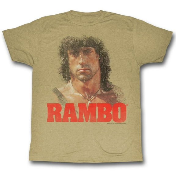 Rambo Movies Grunge Rambo Adult Short Sleeve T Shirt