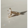 thumbnail image 2 of solitaire jewels 2.5CT Marquise Moissanite Solitaire Engagement Ring For Women, 14K Yellow Gold, 2 of 6