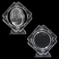 thumbnail image 1 of 2Pcs Transparent Plastic Rotatable Commemorative Coin Storage Box Rhombus Clear 72x16x78mm, 1 of 7