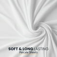 thumbnail image 3 of Bulk Case Pack of King Sheet Sets - 08 Complete Bulk Sheet Sets - Includes 1xFlat, 1xFitted, 2xPillowcase Per Set - King Size Sheets Set in Bulk - Bulk Sheets for Hotels, Airbnbs & Vacation Rentals, 3 of 7