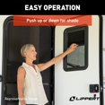thumbnail image 4 of Kit de ventanas Lippert Components 806621, pantalla fina para autocaravana, color negro, 4 of 8