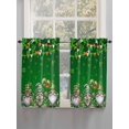 thumbnail image 5 of St. Patrick's Day Bathroom Window Curtain, Spring Shamrock Gnomes Balloons Flag Green Light Filtering Coffee Kitchen Curtains, Bedroom Living Room Curtains 2 Panel 84"x54", 5 of 6