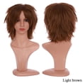 thumbnail image 3 of Peluca sintética BENIHAIR, peluca de cosplay, peluca de pelo corto blanco, rojo, verde, azul, rosa y amarillo, extensión de cabello falso para hombres y mujeres, peluca de fiesta, 3 of 5