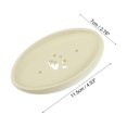 thumbnail image 4 of Jabonera Unique Bargains para mantener el jabón seco 2 en 1, protector de jabón y cepillo para baño, cocina, silicona beige con cerdas, 4 of 7