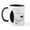 White/Black Inside, variant on CafePress - Peanuts Snoopy Emoji 15 Oz Ceramic Large Mug - 11 oz Ceramic Mug - Novelty Coffee Tea Cup