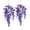 B, variant on Wisteria Branch Acrylic Sun Catcher Window Decor, 5.91x3.15 Inch Colorful Floral Light Catcher Panel, Stained Glass Effect Hanging for Indoor Outdoor Patio Garden Decoration