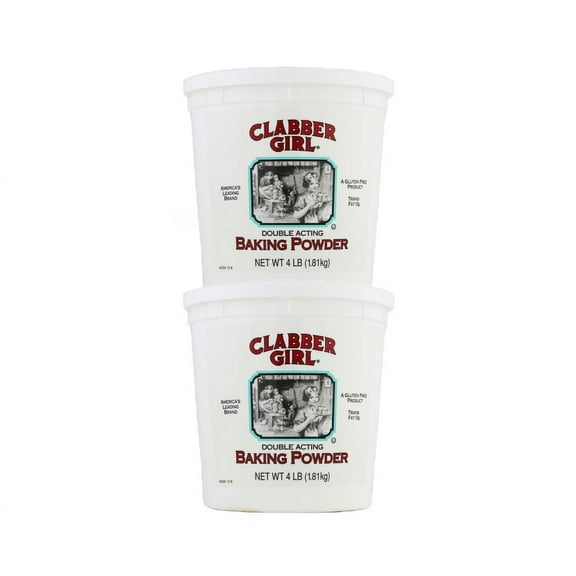 2 Pack | Clabber Girl Baking Powder, 4 lb