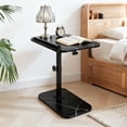thumbnail image 6 of PinkSheep Small Side Table End Table Accent Table Tray Table  for Bedroom Living Room Small Spaces, Black, 6 of 8