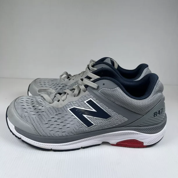New Balance MW847v4 (MW847LG4) Walking Shoes Silver Gunmetal Indigo Size 11B