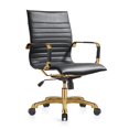 thumbnail image 1 of Silla de Oficina Ergonomica LeisureMod Harris de Cuero Giratoria, 1 of 6
