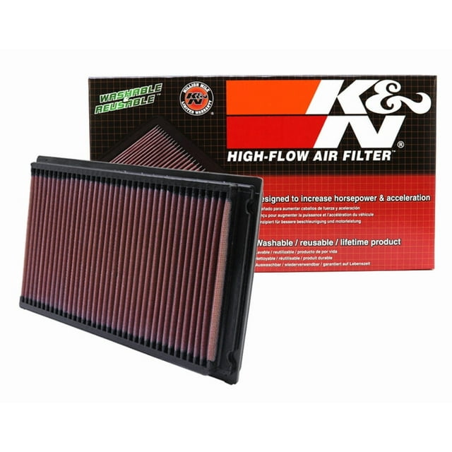 K & N Filters Air Filter 33-2031-2 FilterCharger; Washable; Red; Cotton Gauze; Panel