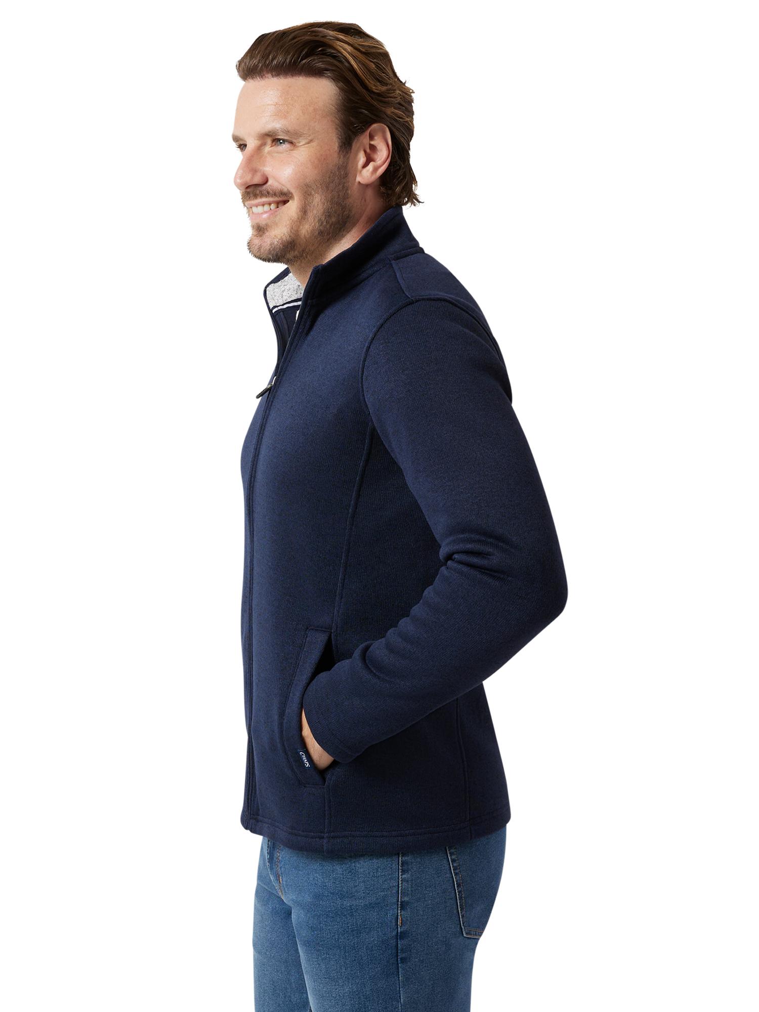 Chaps Men's & Big Men's Full Zip Sweater Fleece