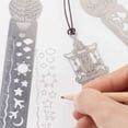 thumbnail image 2 of Bookmark Stationery accessory Ruler bookmark Metal scale ruler bookmark Icon ruler bookmark, 2 of 2