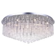 thumbnail image 1 of CWI Lighting Brianna 16 Light Flush Mount With Chrome Finish, 1 of 3