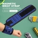 thumbnail image 5 of Bolsa de herramientas magnética portátil cómoda para piezas de hardware (tres secciones azules) Likrtyny Para estrenar, 5 of 9