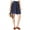 Blue - blunotteco, variant on maison Jules Womens Striped Circle A-line Skirt, Blue, XX-Small
