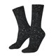 thumbnail image 1 of Balery Black Glitter Calcetas Largas con Estampado para Hombre y Mujer – Suaves y Transpirables, Talla Única (US 5-11), 1 of 6