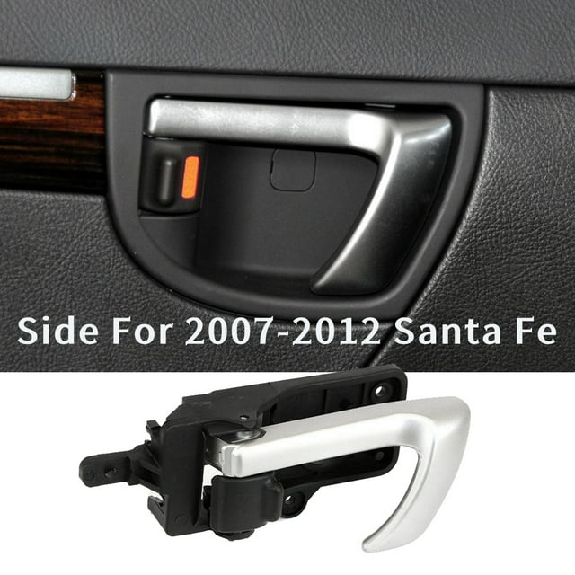 Front or Rear Left Driver Side Interior Inner Door Handle for 2007-2012 W/ Black Knob 82610-2B010