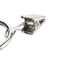 thumbnail image 3 of Uxcell 1.4" Inner Dia 3.5mm Thick Curtain Clip Rings Metal Chrome Plated 16 Pack, 3 of 6