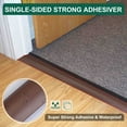 thumbnail image 4 of Unique Bargains 6Ft PVC Door Transition Strip, Self Adhesive Carpet to Tile Transition Strip Edging Trim Strip Grey, 4 of 7