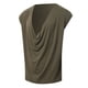 thumbnail image 4 of Camiseta sin mangas con cuello en V para hombre, color liso, sin mangas, deportiva, con cuello en V, hombros anchos, color liso, sin mangas, para hombre, 4 of 4