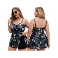 thumbnail image 1 of Traje de baño Tankini talla grande para mujer de 0XL a 4XL, 1 of 3