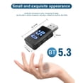 USB Bluetooth 5.3 Wireless Car Transmitter Aux Stereo Audio Receiver ...
