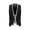 Black, variant on Aayomet Men's Outerwear Vests Wedding Holiday Two Piece Vest V Neck Sleeveless Slim Jacket Two Piece Vest (A, XXXL)