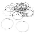 thumbnail image 4 of Unique Bargains 2 Inch Round Loose Leaf Binder Rings, Metal Key Rings for Scrapbooking and Office Supplies, 20 Pack, 4 of 6