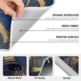 thumbnail image 6 of Yayeee Dish Drying Mat for Kitchen Counter 18" x 24" Microfiber Super Absorbent Coffee Decorative Pad, Blue Peacock Feathers Pattern, 6 of 9