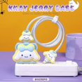 thumbnail image 1 of Sanrio Kuromi-funda protectora para cargador, dibujos animados Kawaii, Cinnamoroll, iPhone14, 13, 18, 20W, juguetes para niñas, regalo Fivean unisex, 1 of 2