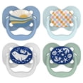 thumbnail image 1 of Tétines de Dr. Brown's Advantage 100% Silicone, Bleu, 0-6 mois, paquet de 4, 1 of 9