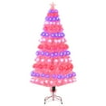 thumbnail image 2 of HOMCOM Artificial Tree Multi-Colored Pre-Lit Holiday Christmas Decoration, 2 of 9
