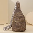 thumbnail image 4 of Fanny Packs para mujeres y hombres bolso de hombro de cuero PU para el trabajo diario compras viajes, 4 of 4