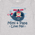 thumbnail image 4 of Inktastic Mimi and Papa Love Me Boys Boys Baby T-Shirt, 4 of 5