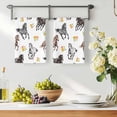 thumbnail image 3 of Spring Flowers Kitchen Towels Set of 2, Black Brown White Horse Country Vintage Absorbent Dish Towels for Kitchen, Microfiber Hand Towel, Quick Drying Tea Towel for Cleaning Decorative Dishcloths, 3 of 7