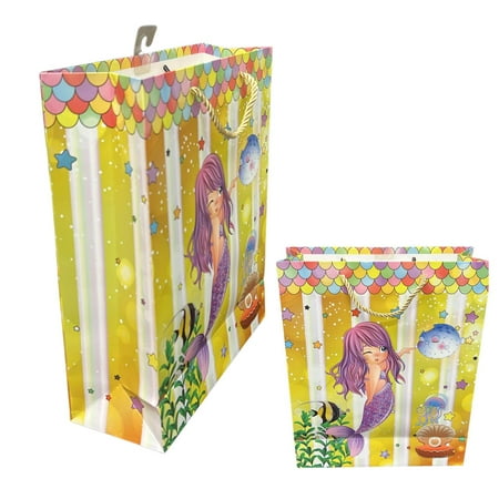 Sparkly Underwater Mermaid Gift Bag:1CT
